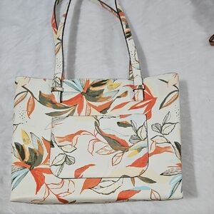 EUC A New Day Floral Patterned Tote Bag